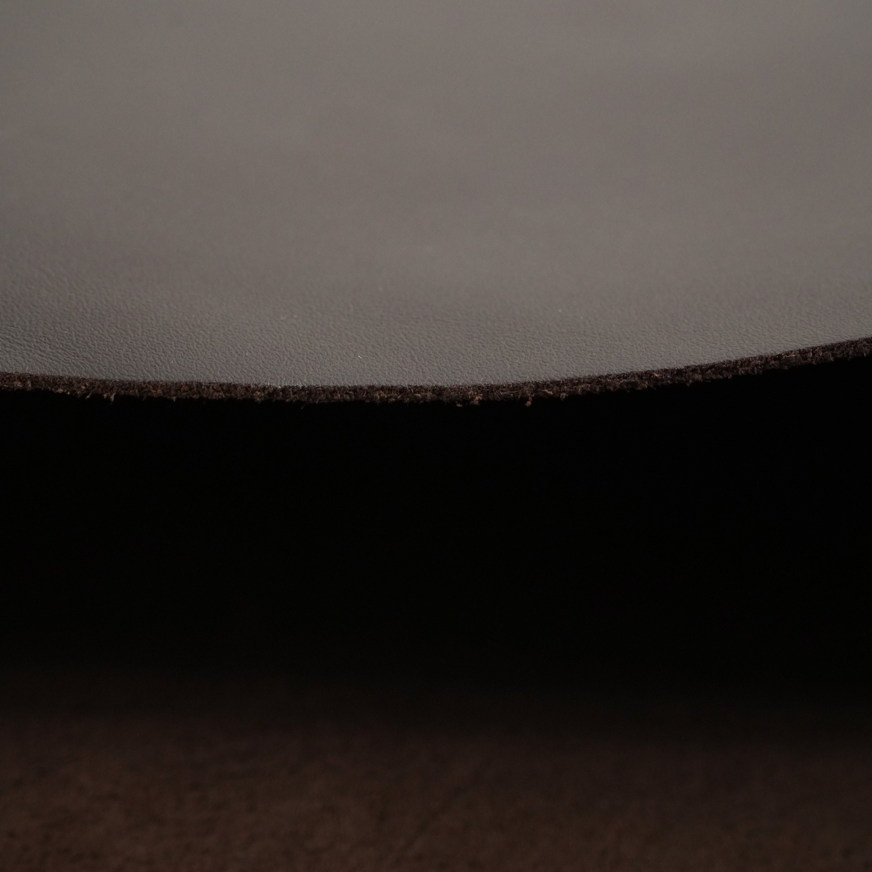 Full view of Italian Alba chocolate brown leather