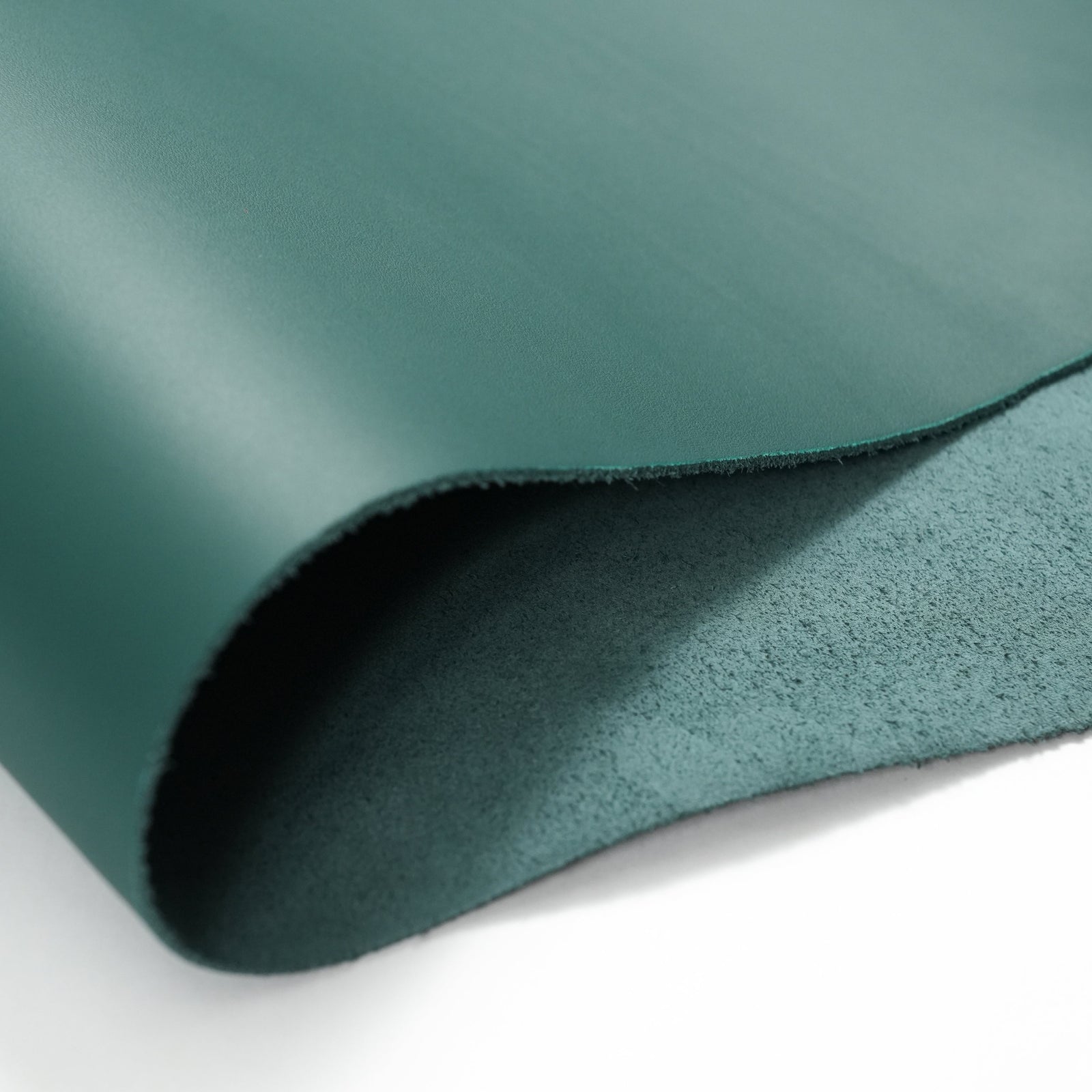 Italian Alba emerald green leather piece