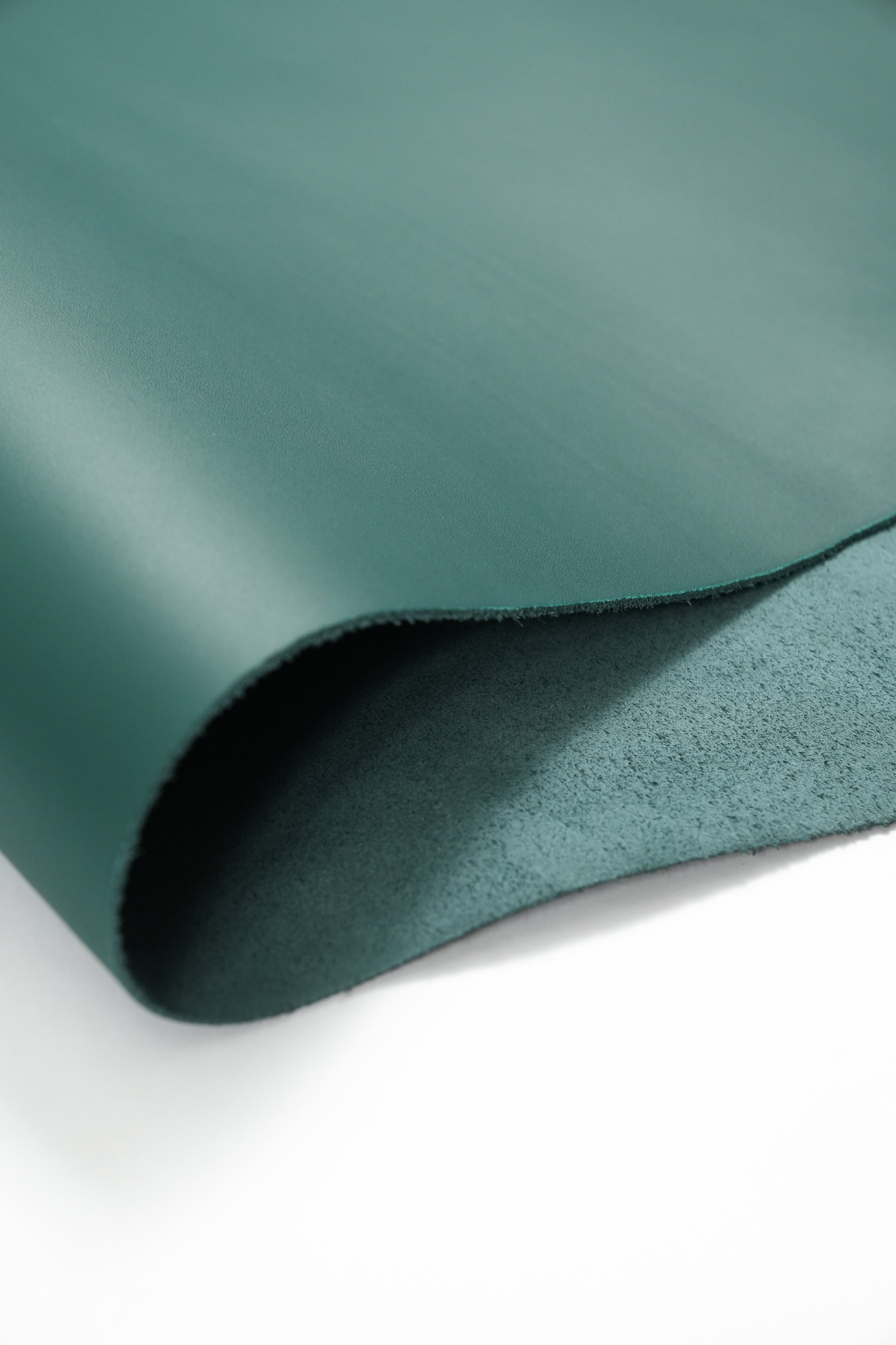 Italian Leather Alba - Emerald Green