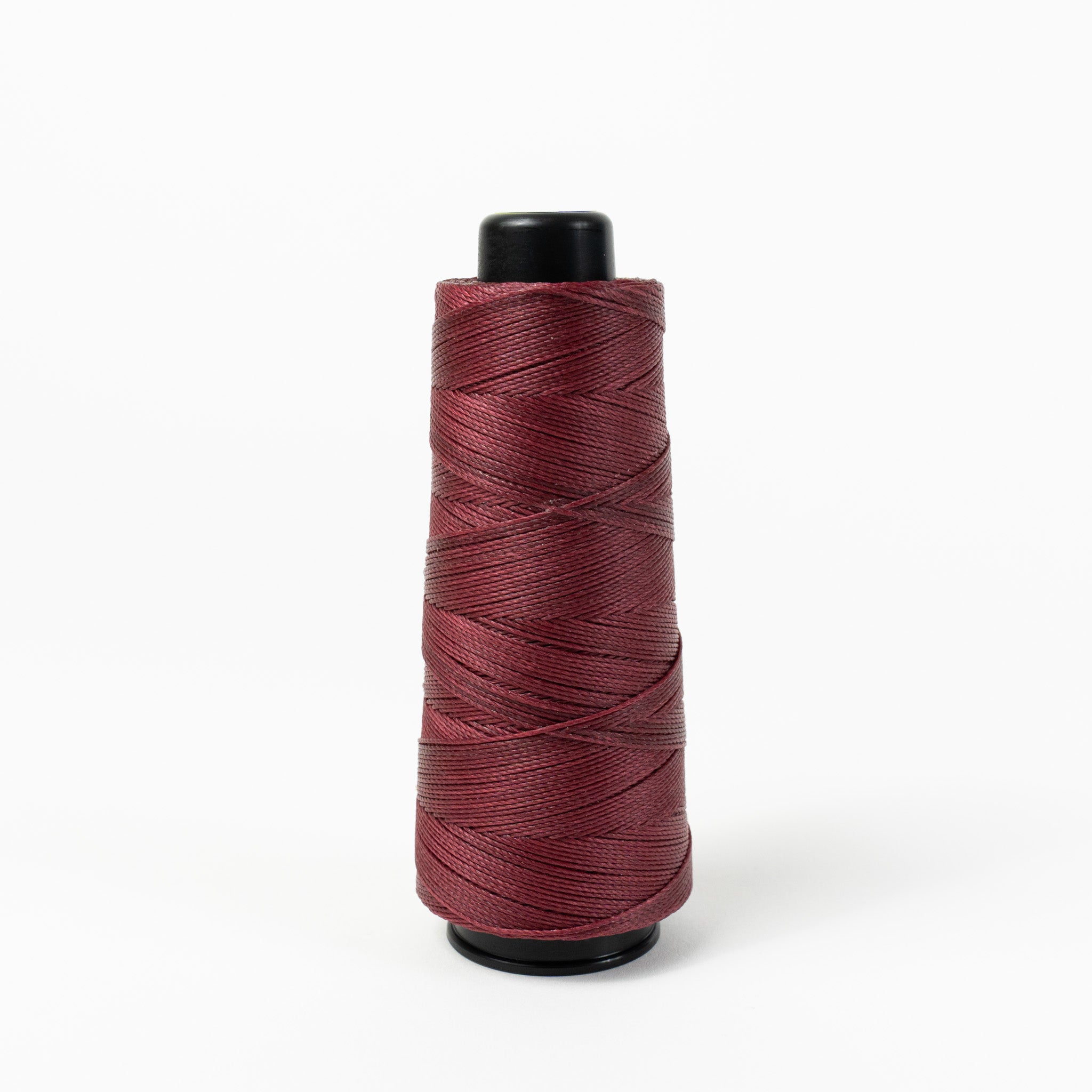 MBT tyrian purple waxed polyester thread, 200 meter spool