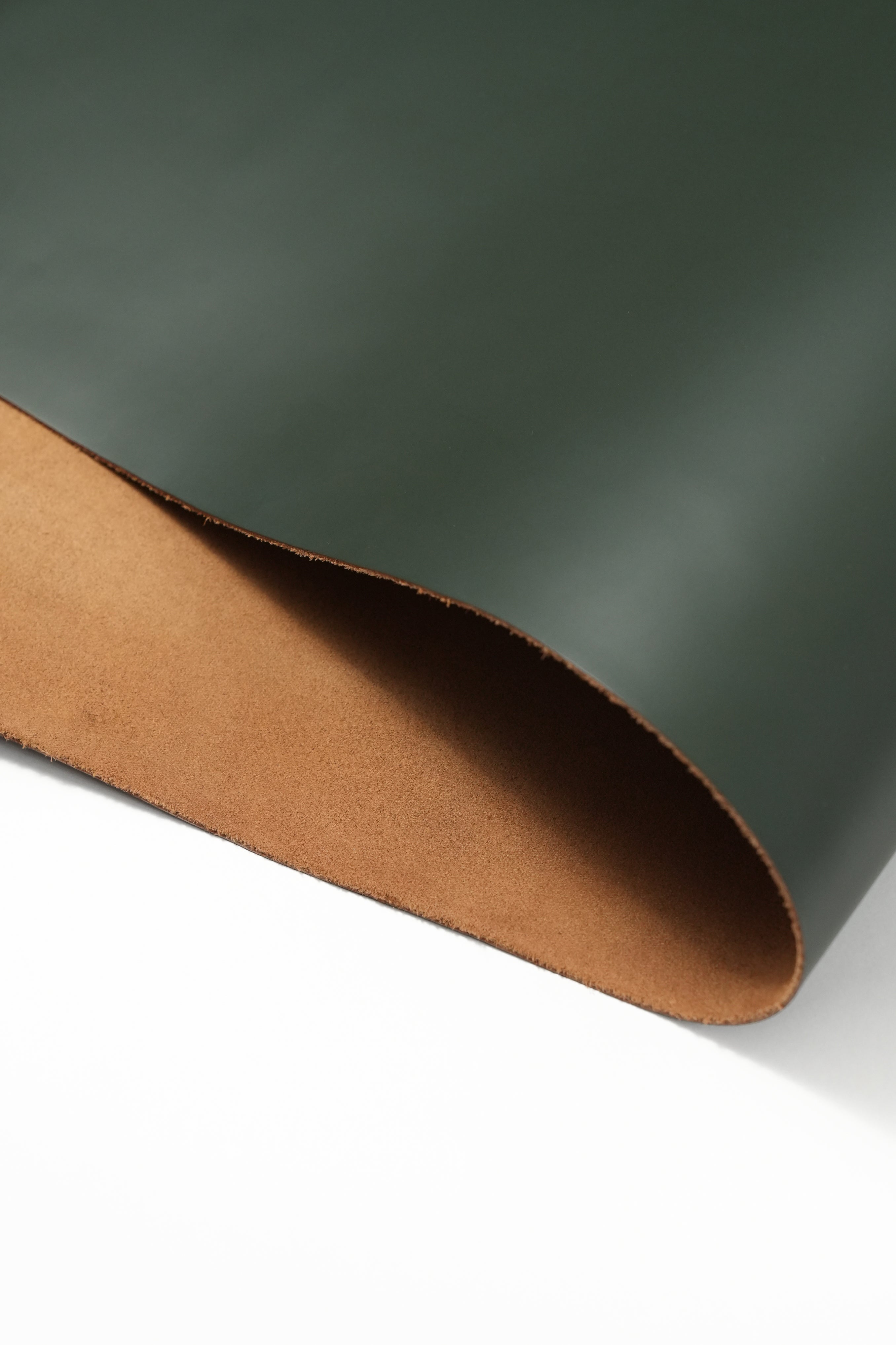 Italian Leather Paloma - Forest Green