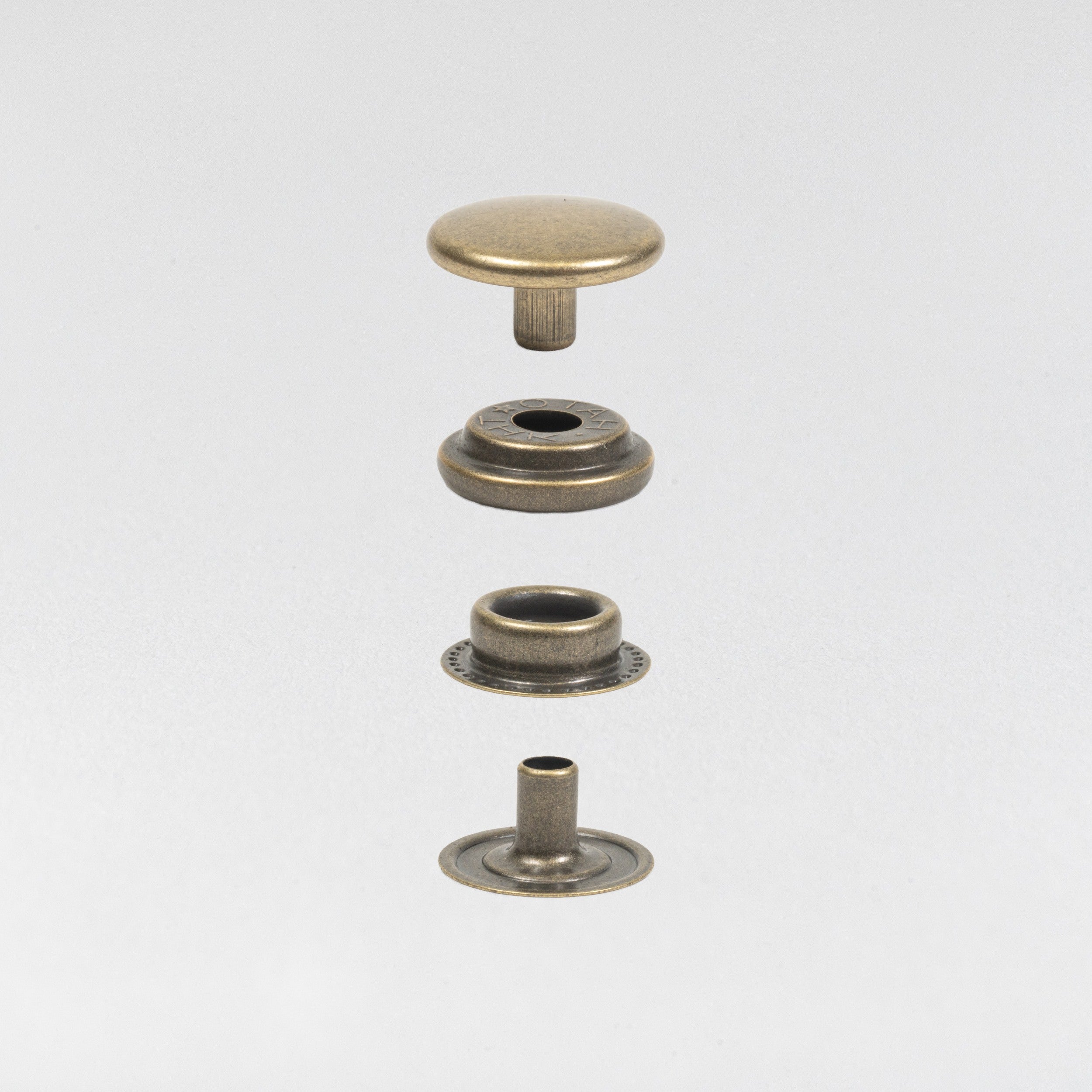 antique brass line snap exploded view