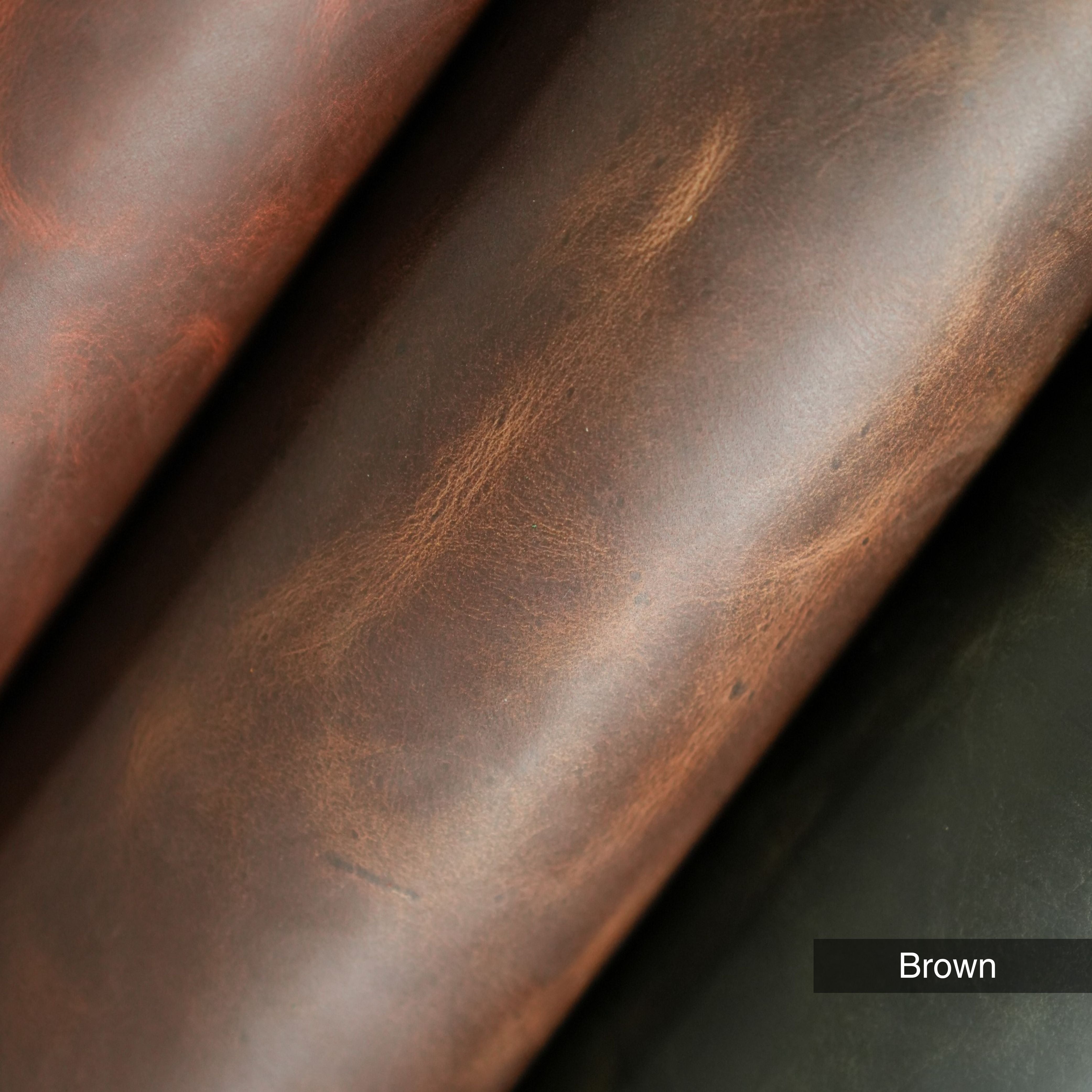 Crazy Horse Leather Sides - Economy Grade