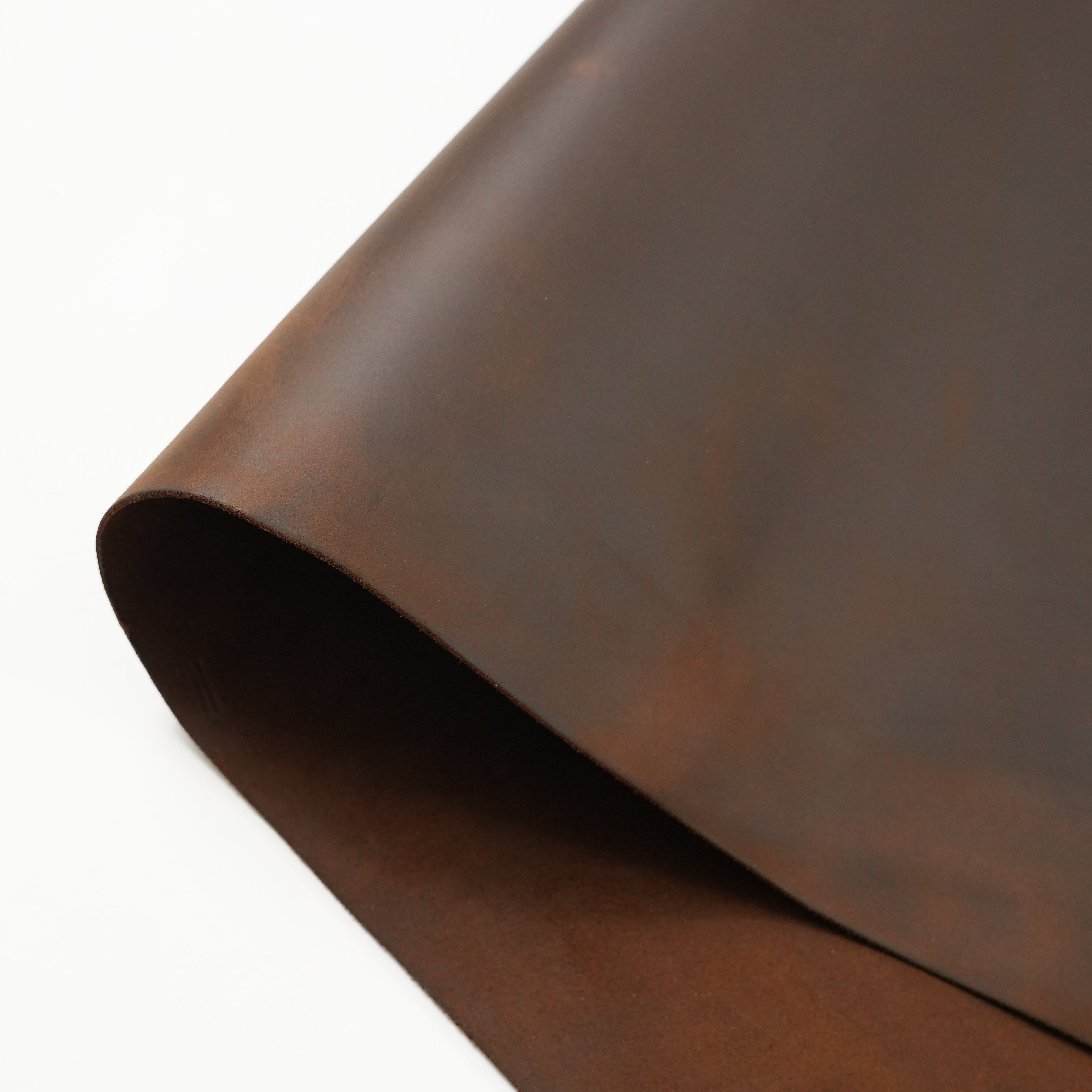 brown crazy horse leather texture details