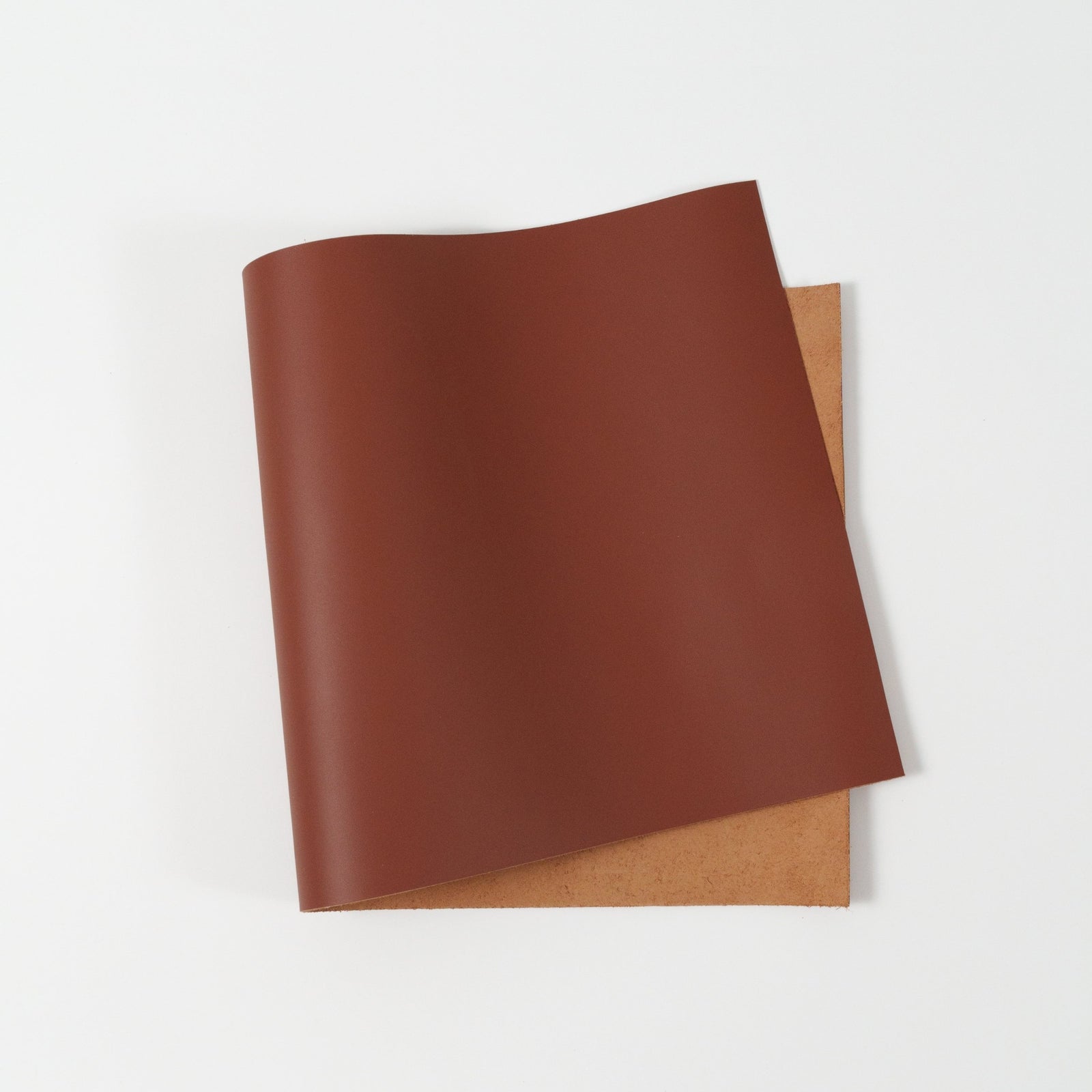 Italian Top Grain Leather Panels - Cognac Brown