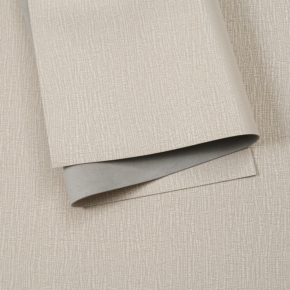 Lizard Embossed Cowhide Leather Panels, 3-3.5 oz - Ivory