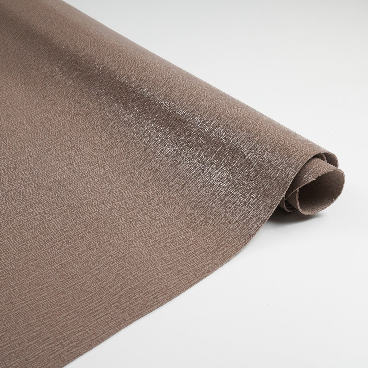 Lizard Embossed Cowhide Leather Sides, 3-3.5 oz - Taupe
