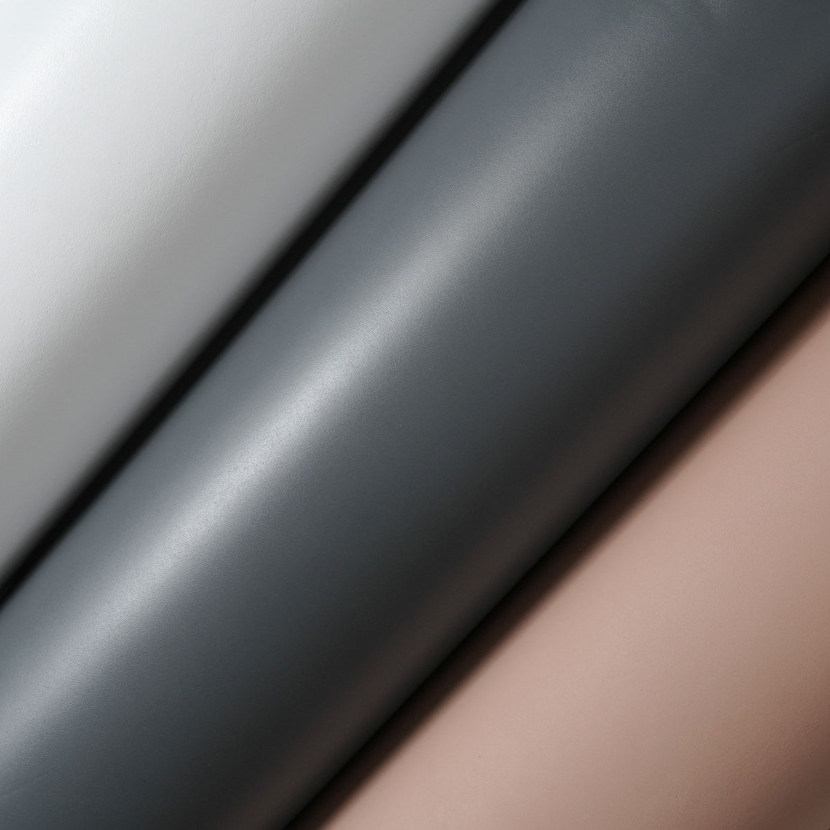 Dyed Veg Tan Leather Panels - Gray