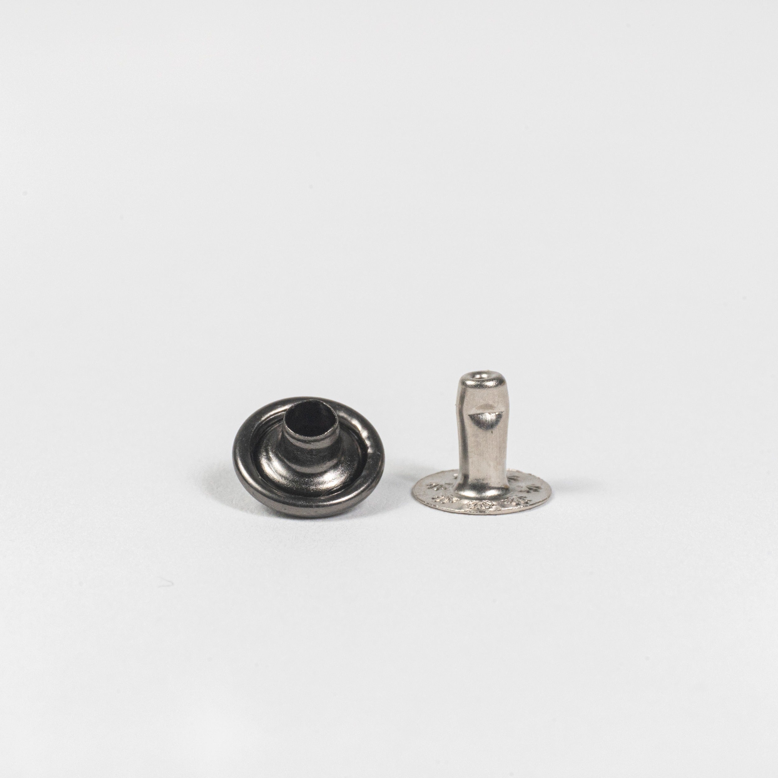 gunmetal spike rivet front view