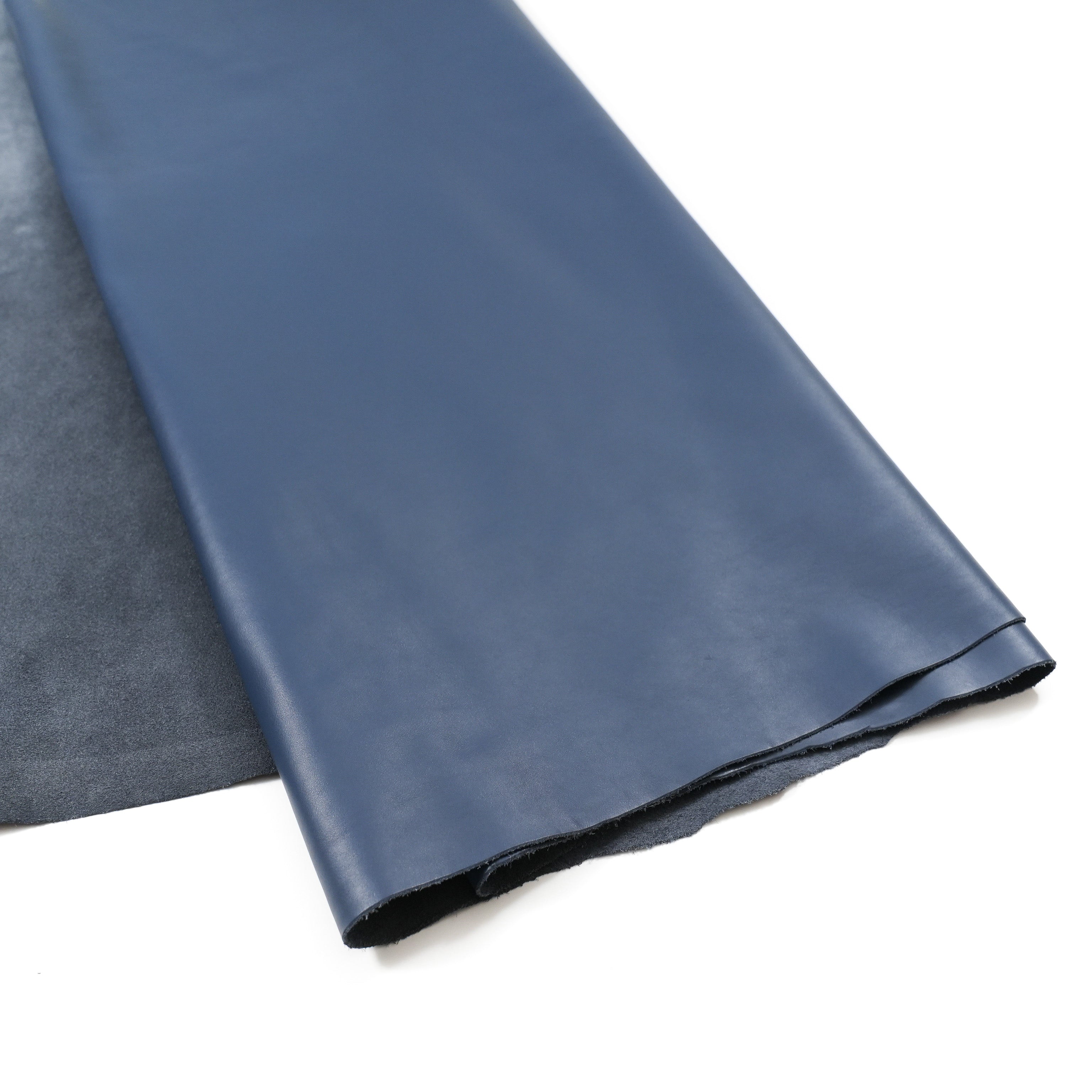 Italian Nappa Calfskin Leather Sides - Navy Blue