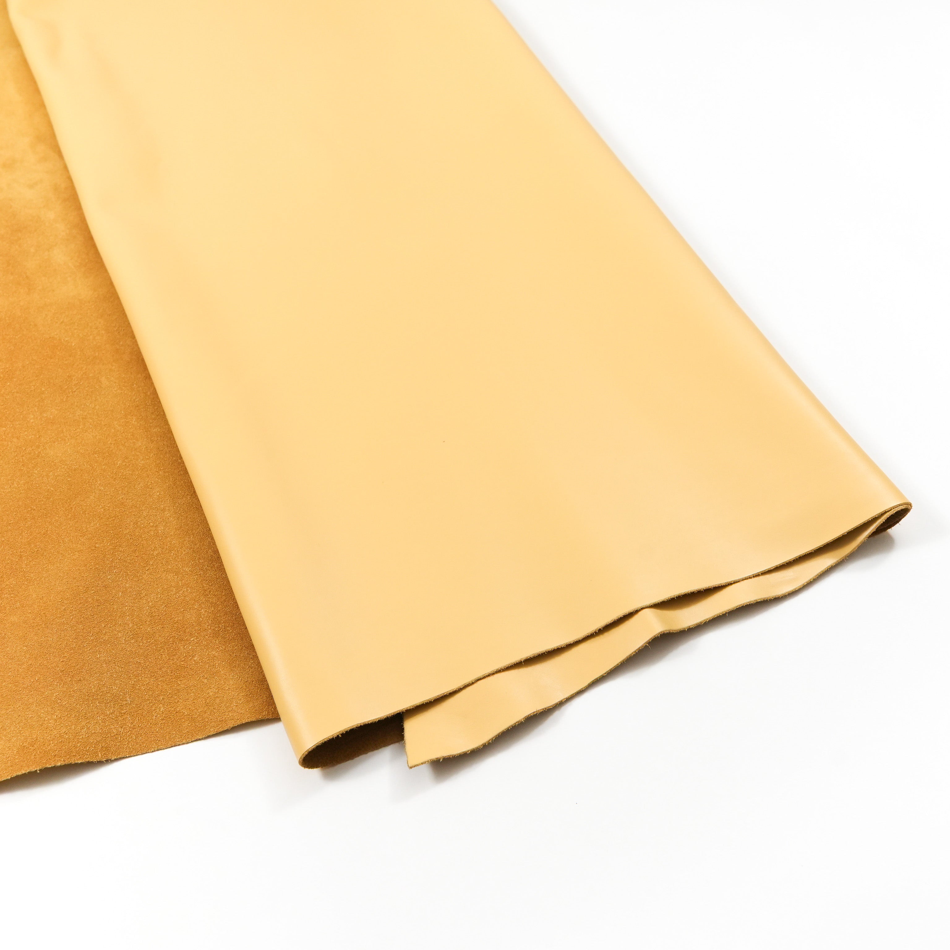 Italian Nappa Calfskin Leather Sides - Soft Yellow