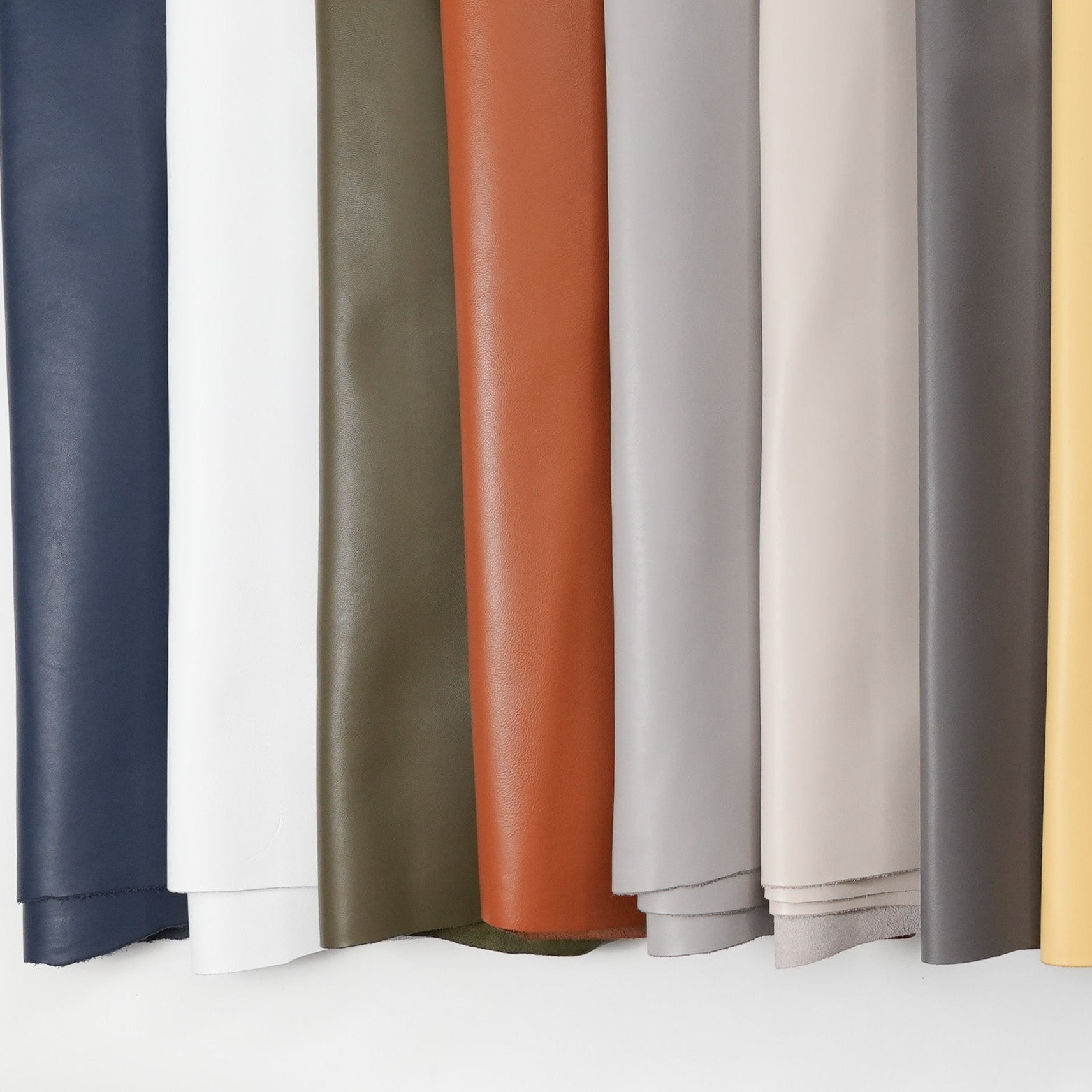 italian nappa calfskin leather hides various colors