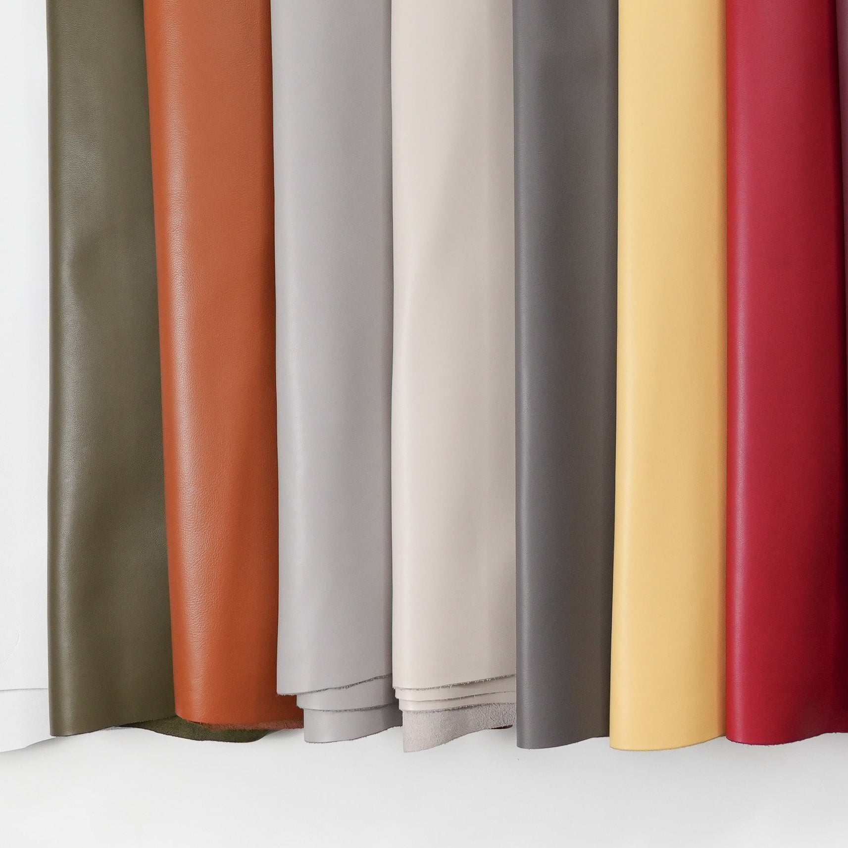 italian nappa calfskin leather hides various colors