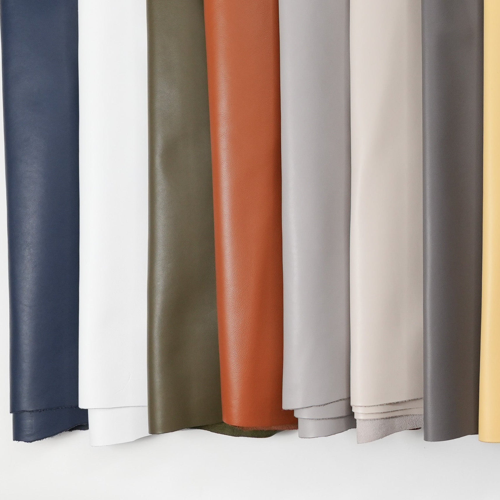 italian nappa calfskin leather hides various colors