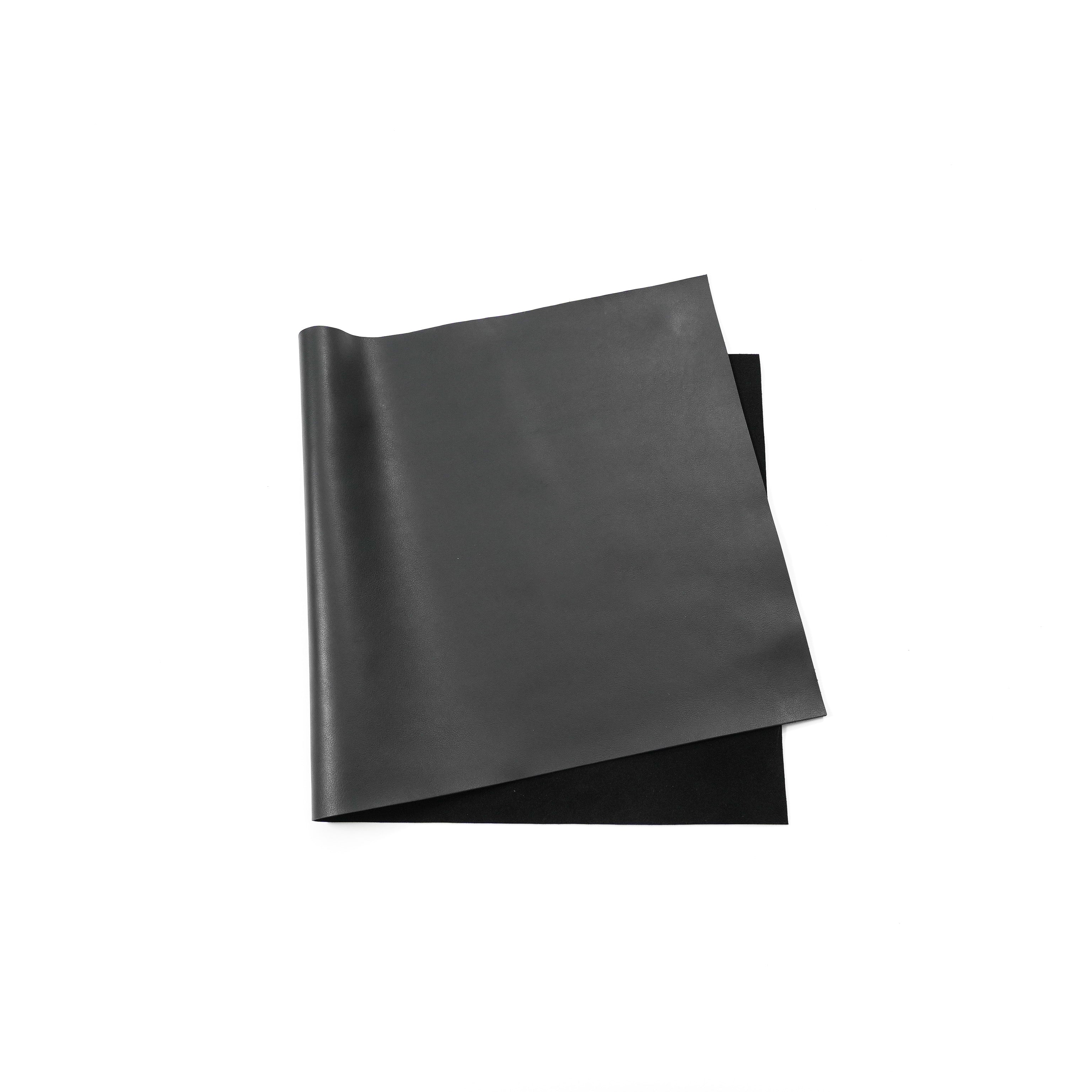 Italian Nappa Calfskin Leather Panels - Black