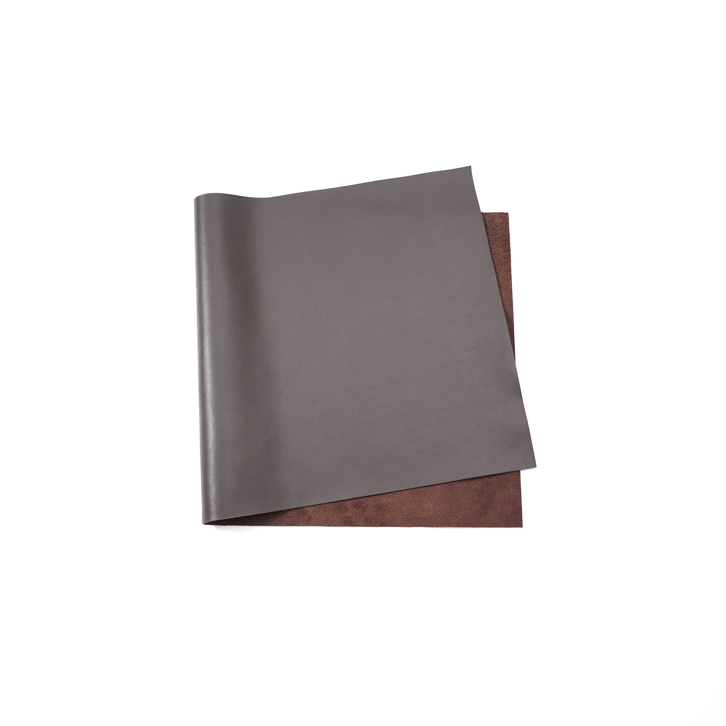 Italian Nappa Calfskin Leather Panels - Brown