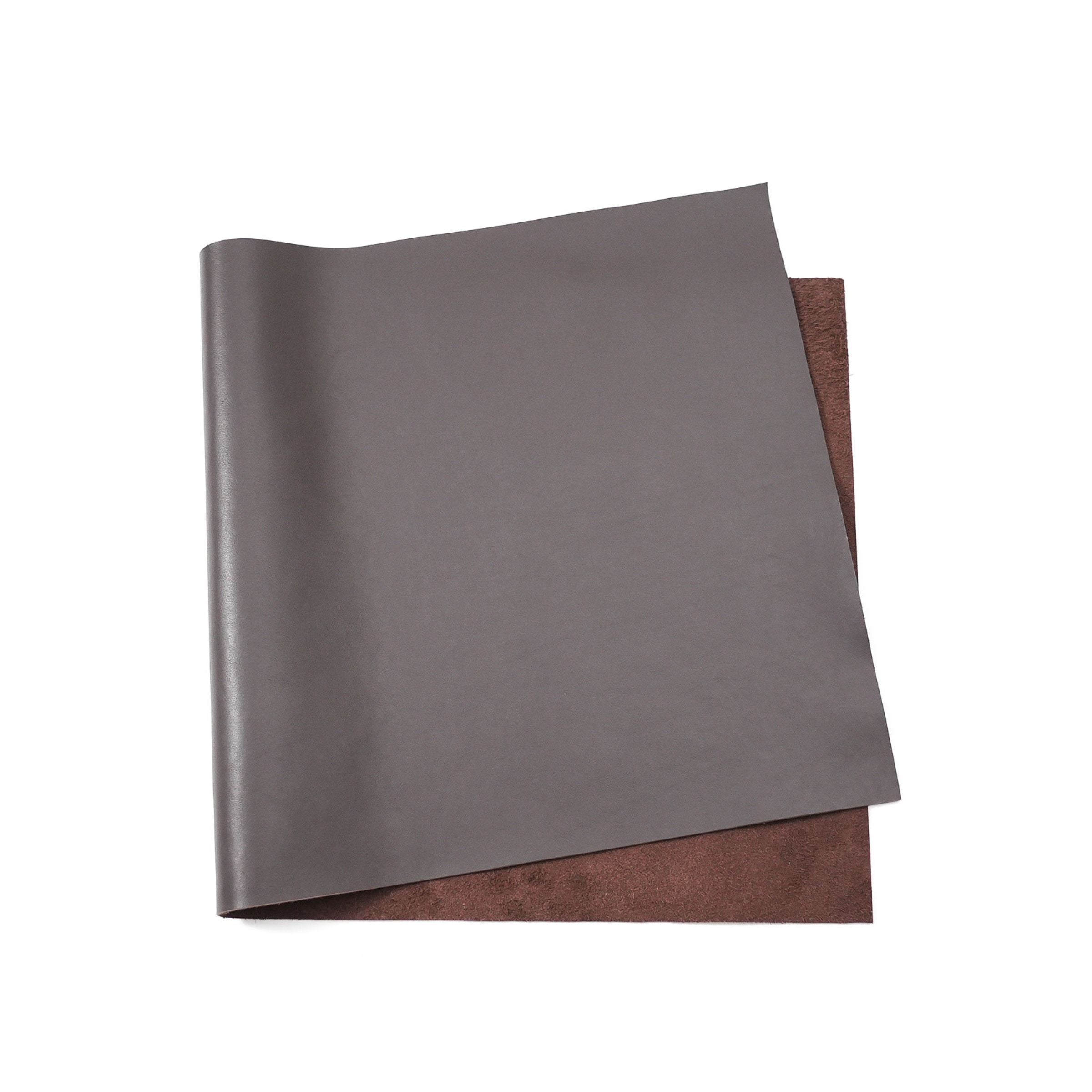 Italian Nappa Calfskin Leather Panels - Brown