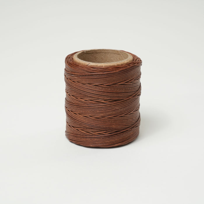 Premium Maine Thread Braided Waxed Cord: Russet, 70 yard spool