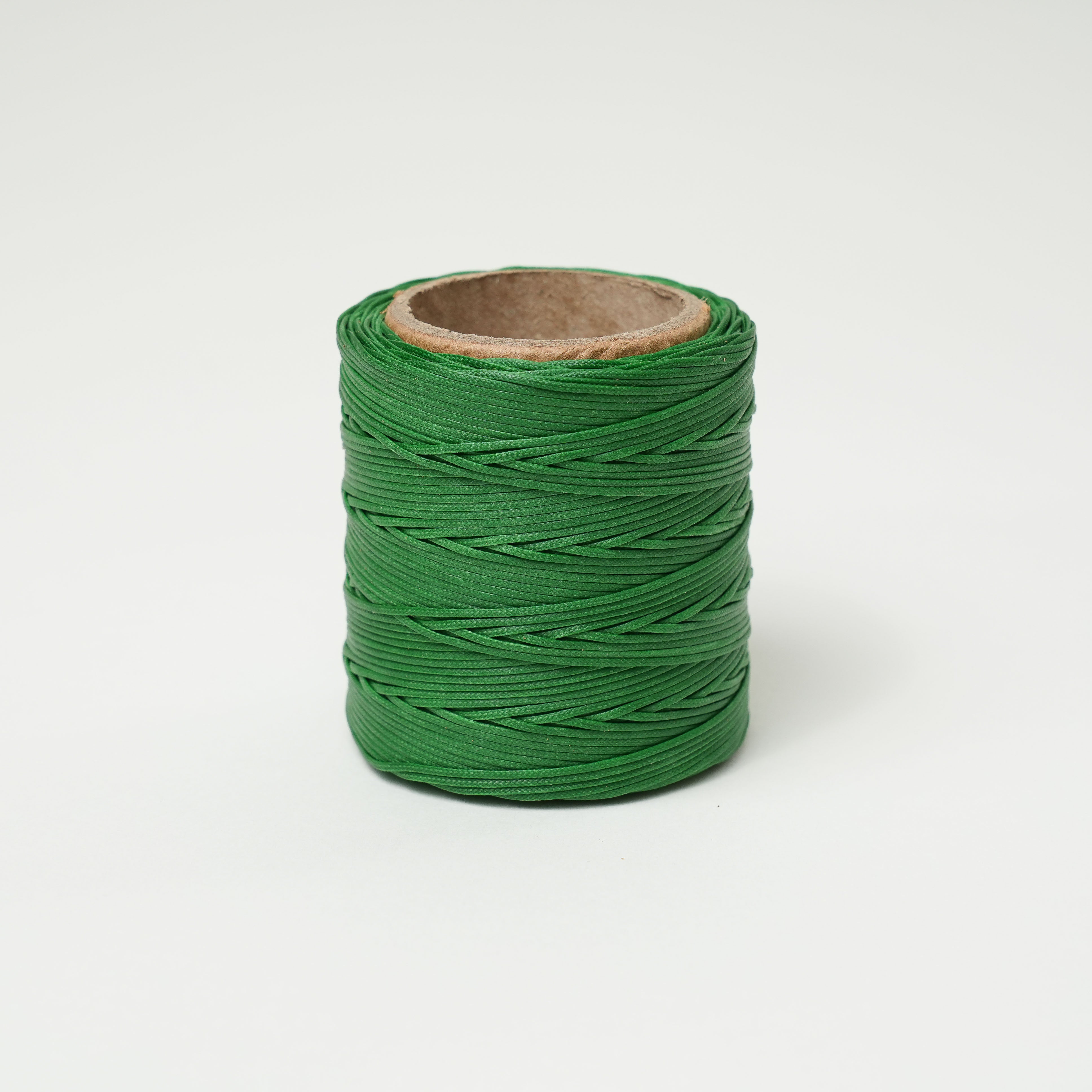 maine thread braided waxed cord spool shamrock