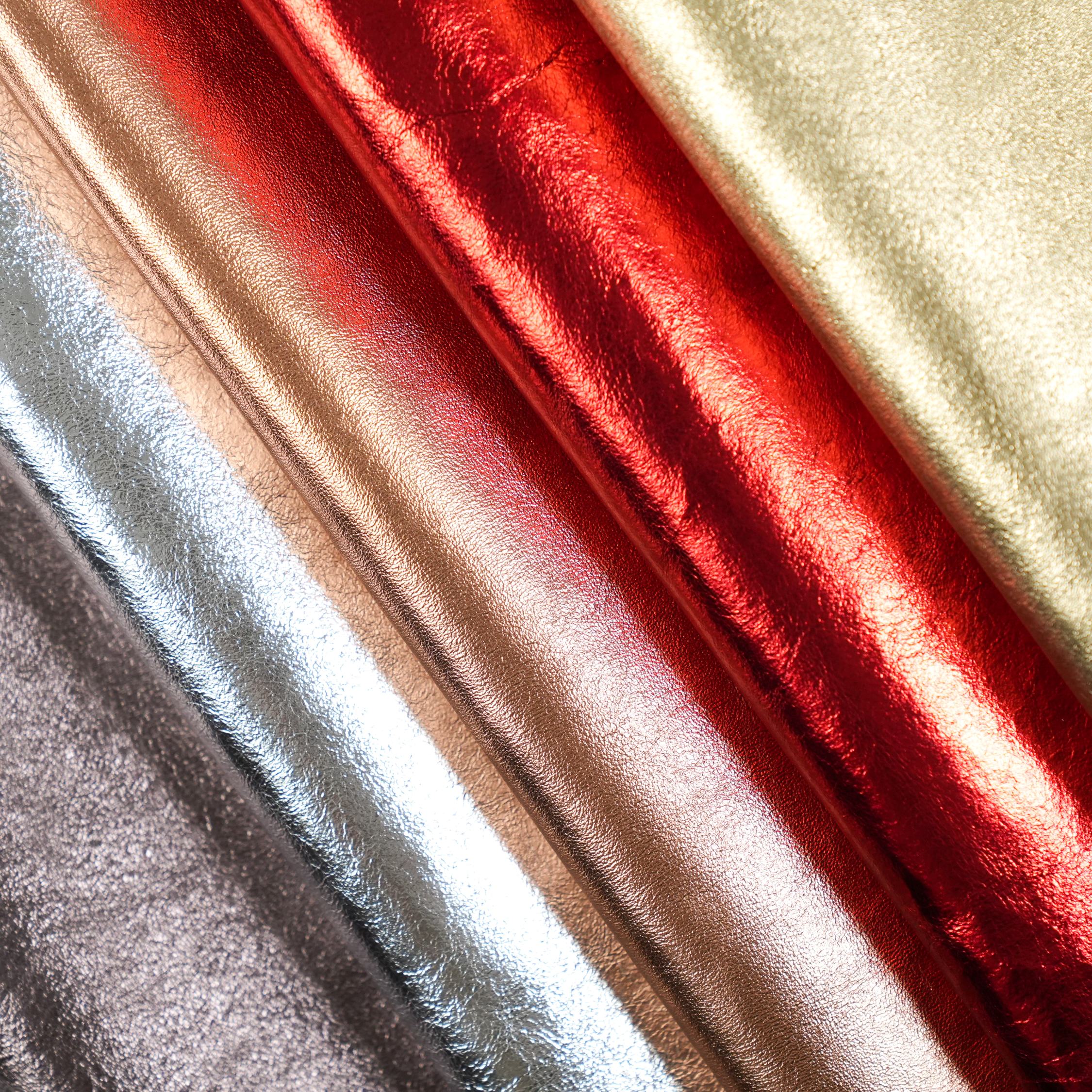 Metallic Leather Panels - Gold