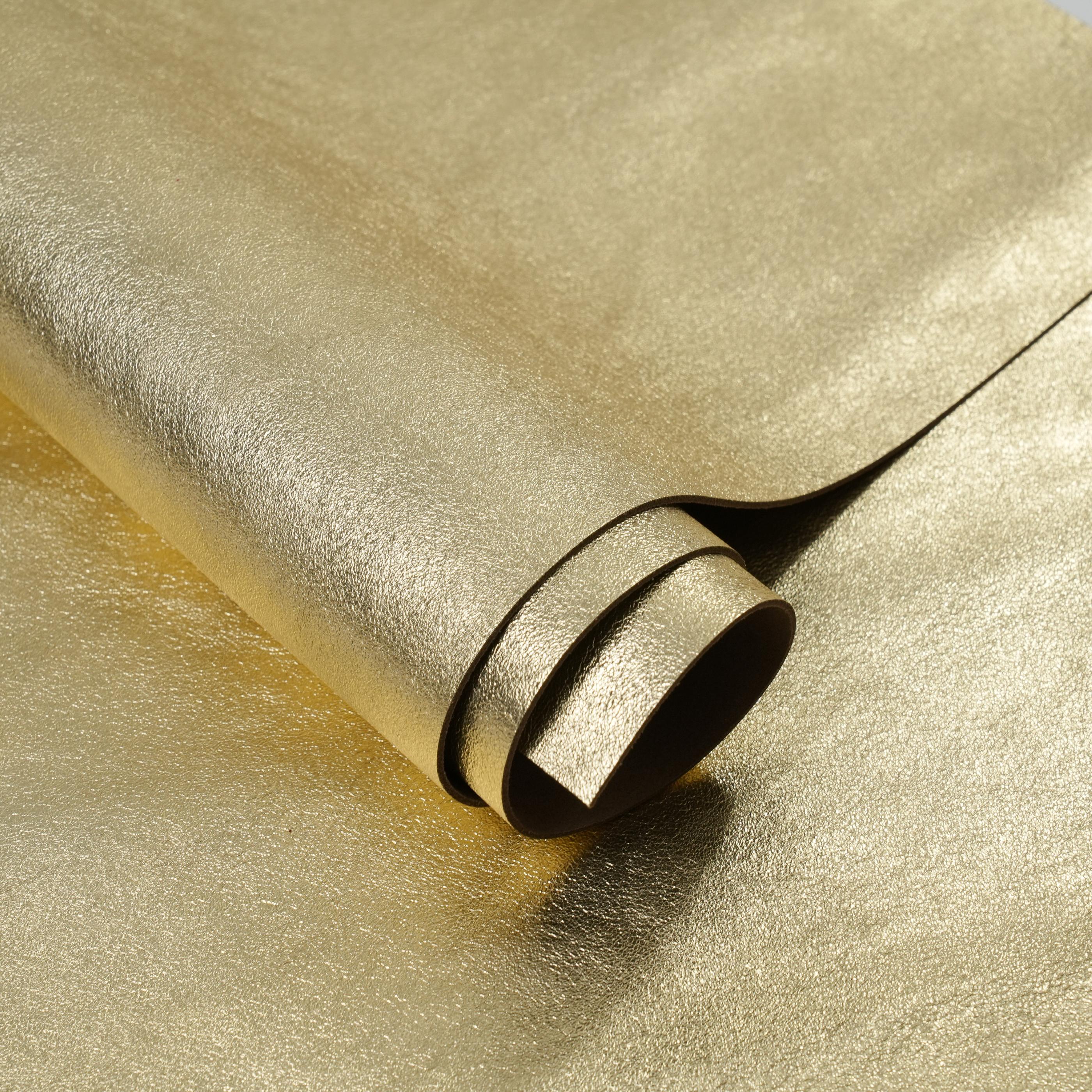 Metallic Leather Panels - Gold