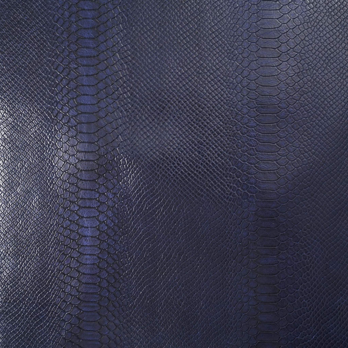 Python Embossed Leather, 2.5-3 oz - Navy Blue