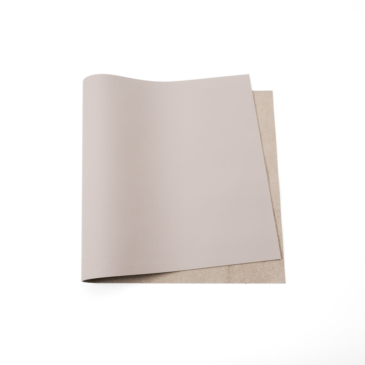 Rubberized Cowhide Leather Panels, Smooth Matte Finish, 3-3.5 oz - Taupe