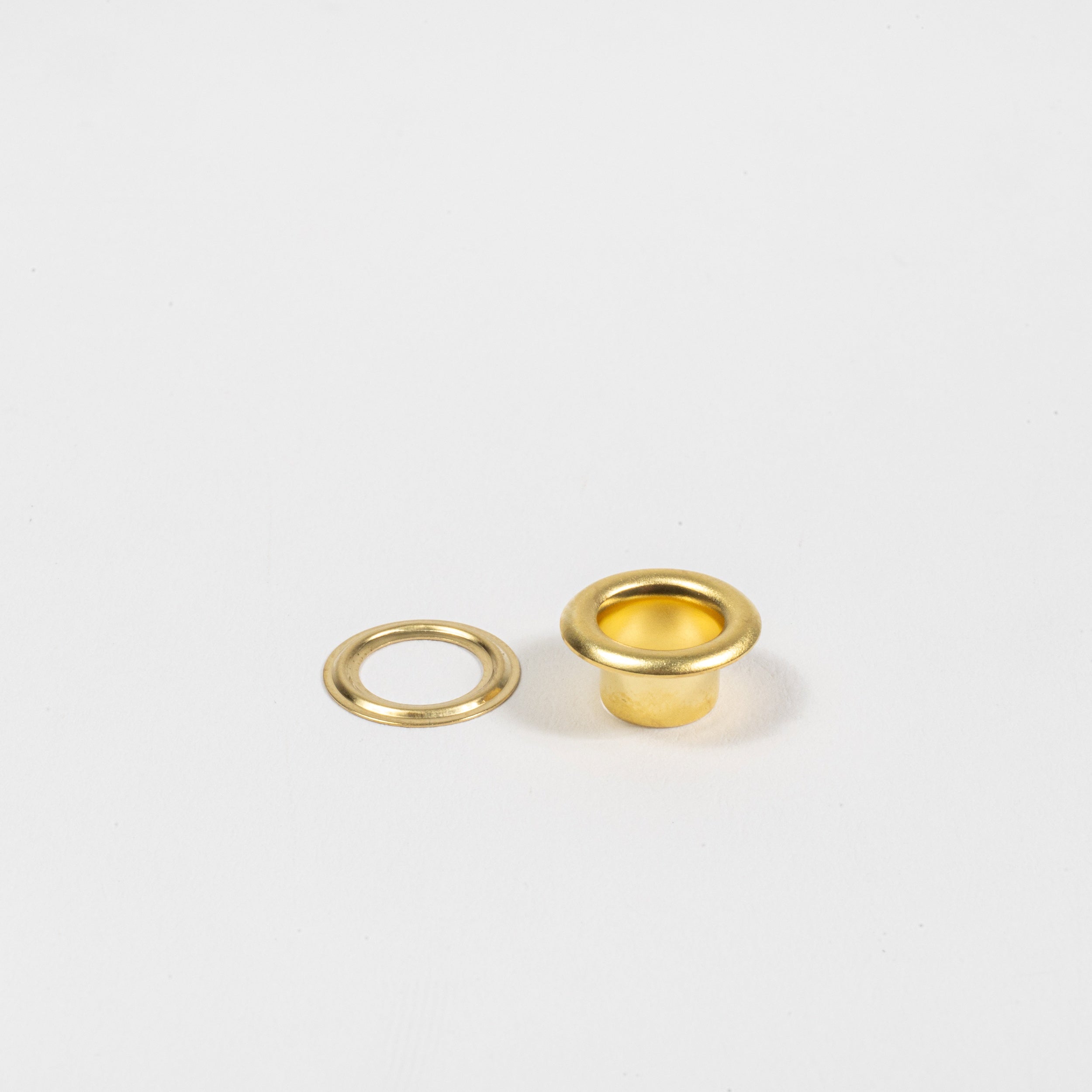 solid brass grommet set side view