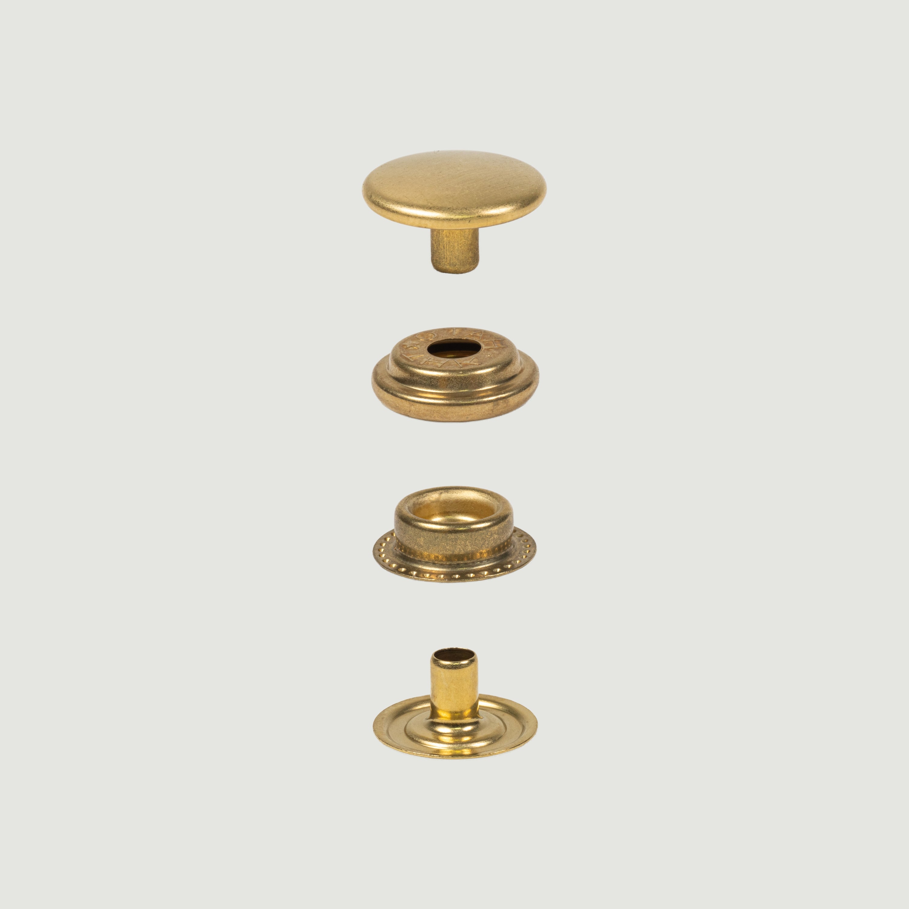 Hasi-Hato Line Snaps - Solid Brass