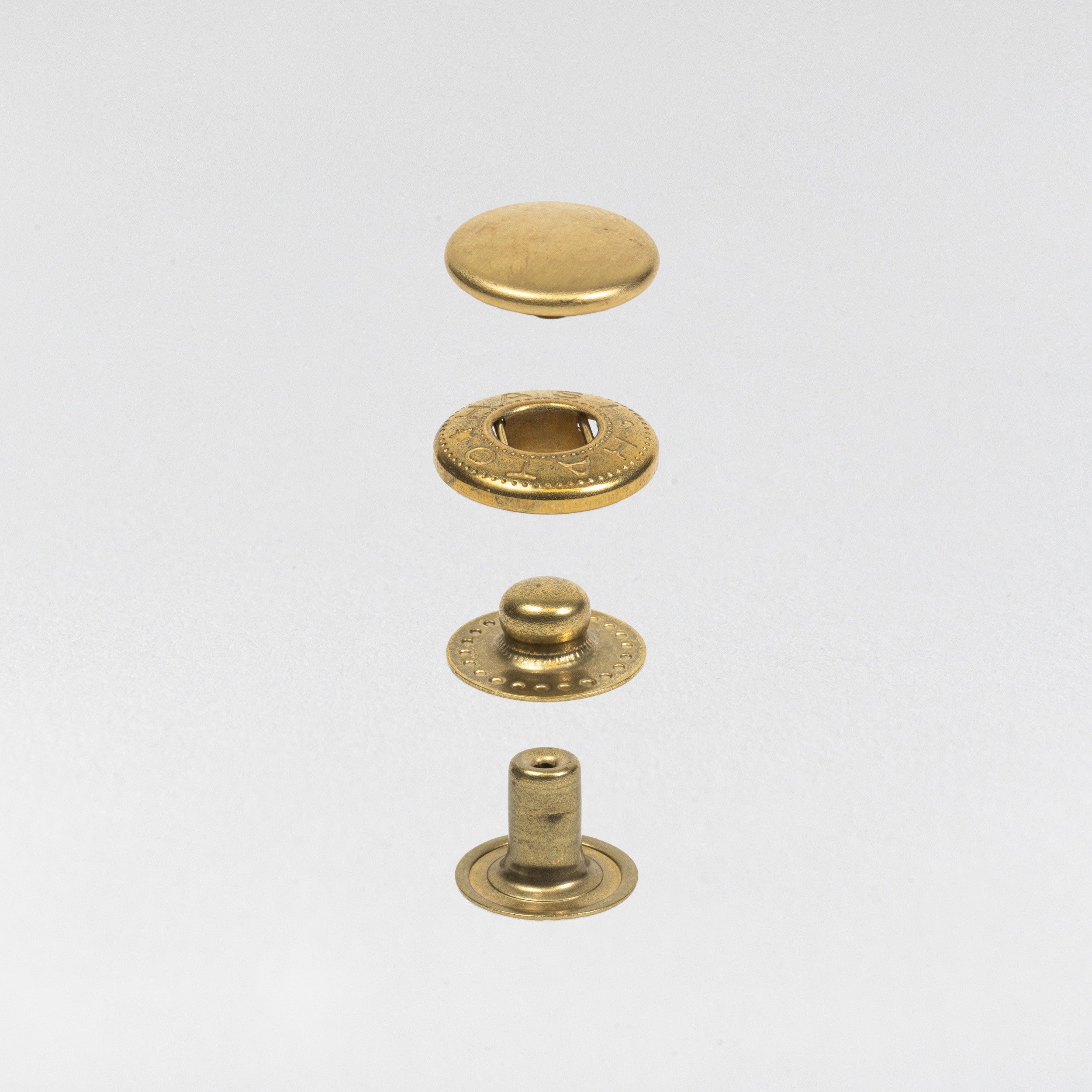 solid brass segma snap exploded view