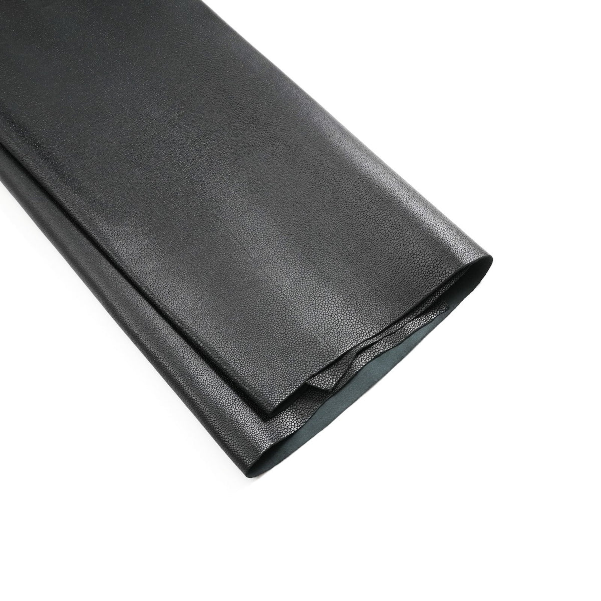 Stingray Pattern Cowhide Leather Sides, Laser Engraved, 3-3.5 oz - Black
