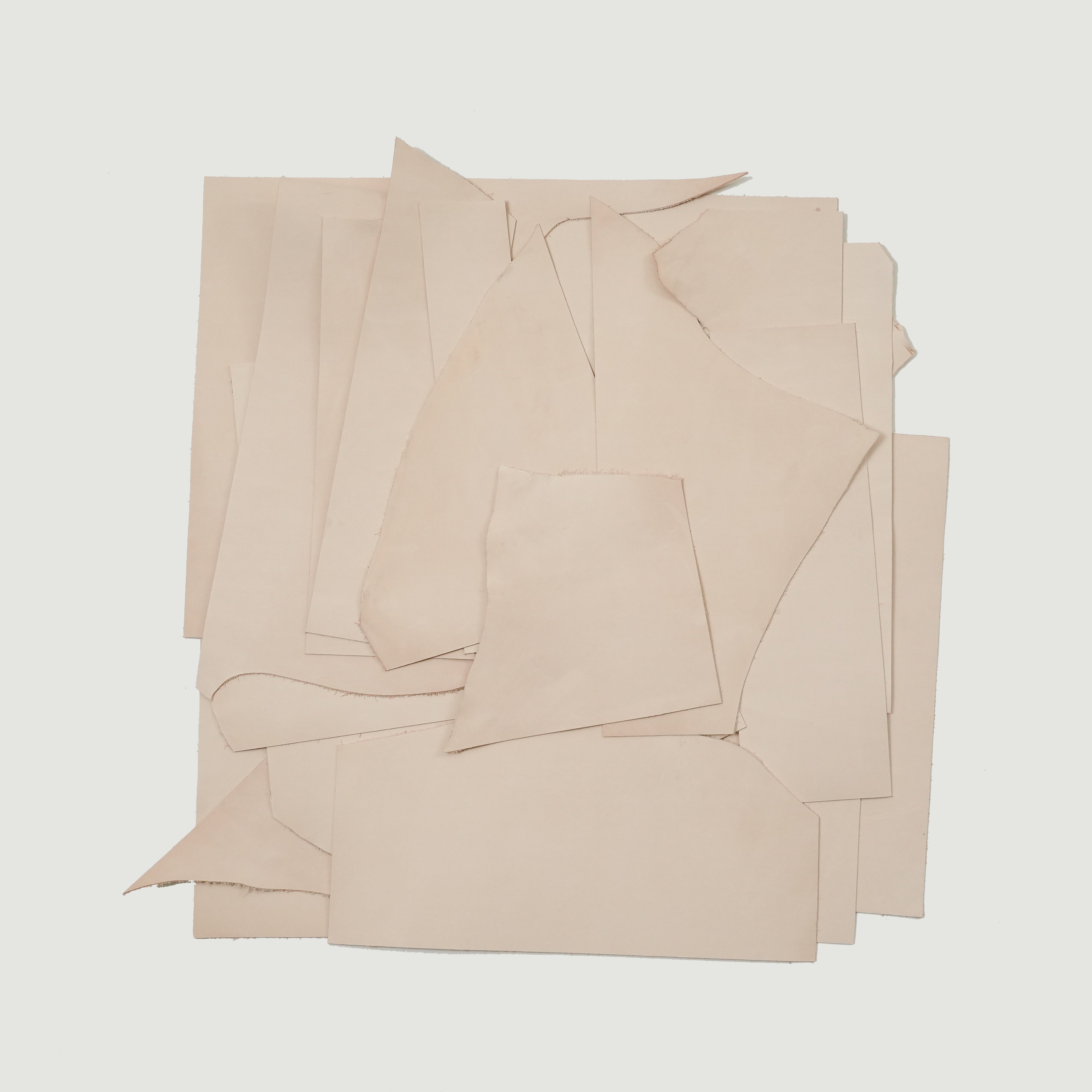veg tan leather scraps 