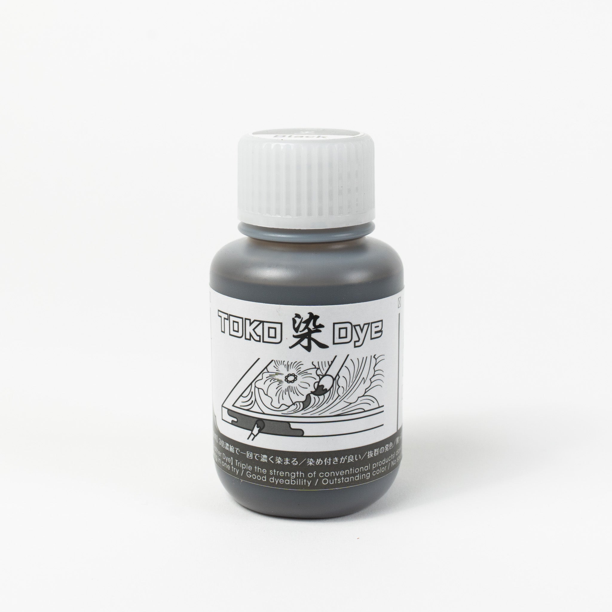 Water-based black leather dye, 3.4 fl oz bottle