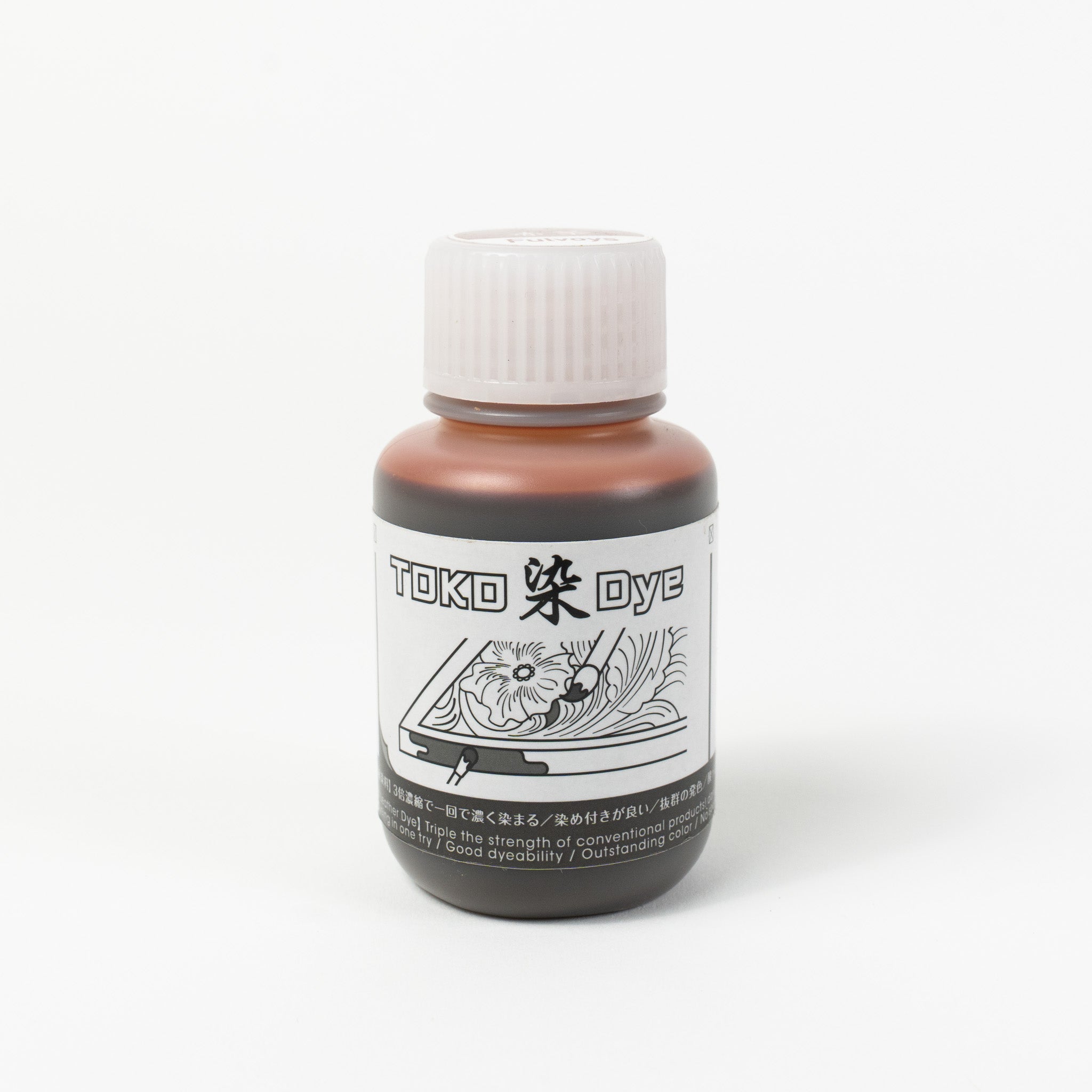 Water-based fulvous leather dye, 3.4 fl oz bottle