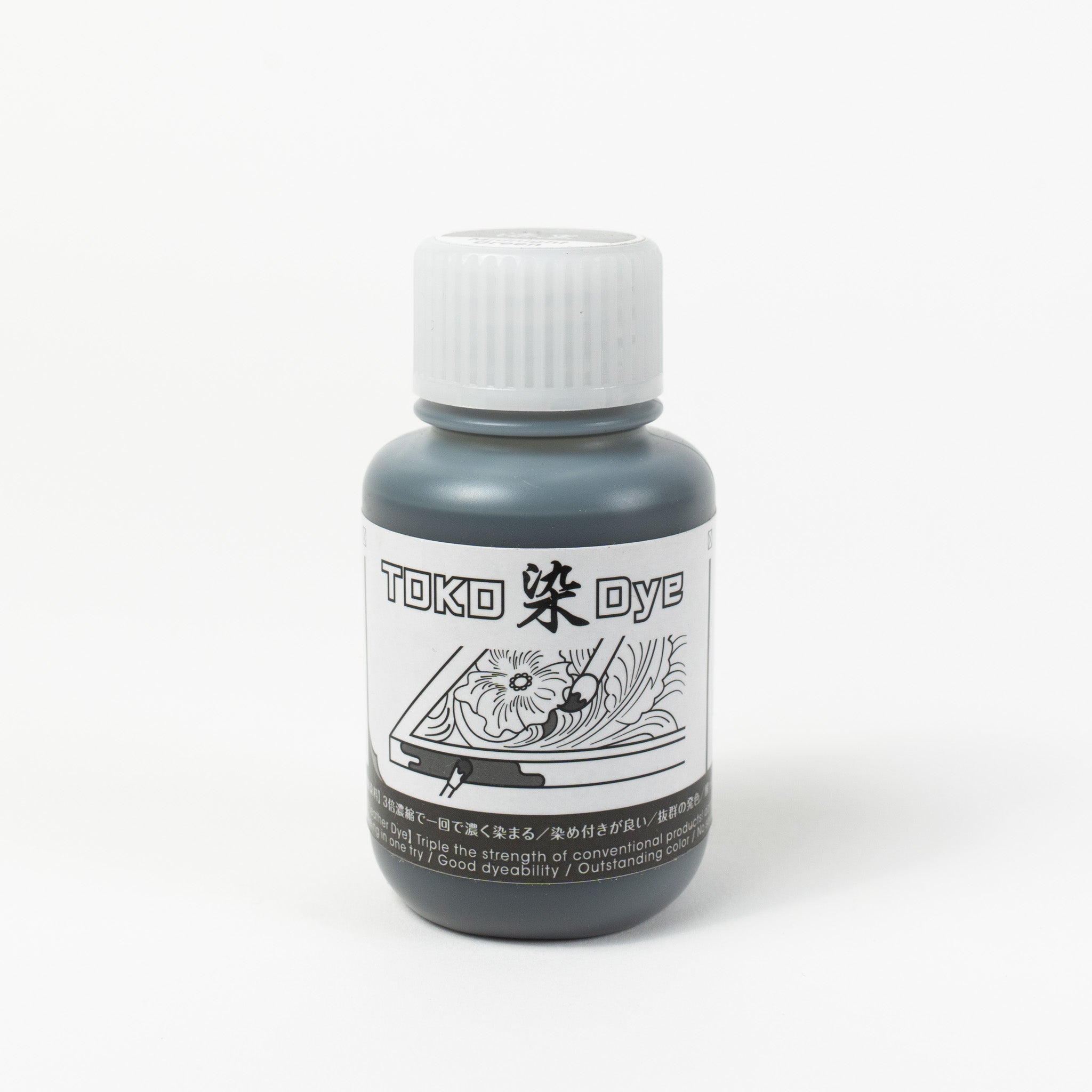 Water-based midnight green leather dye, 3.4 fl oz bottle