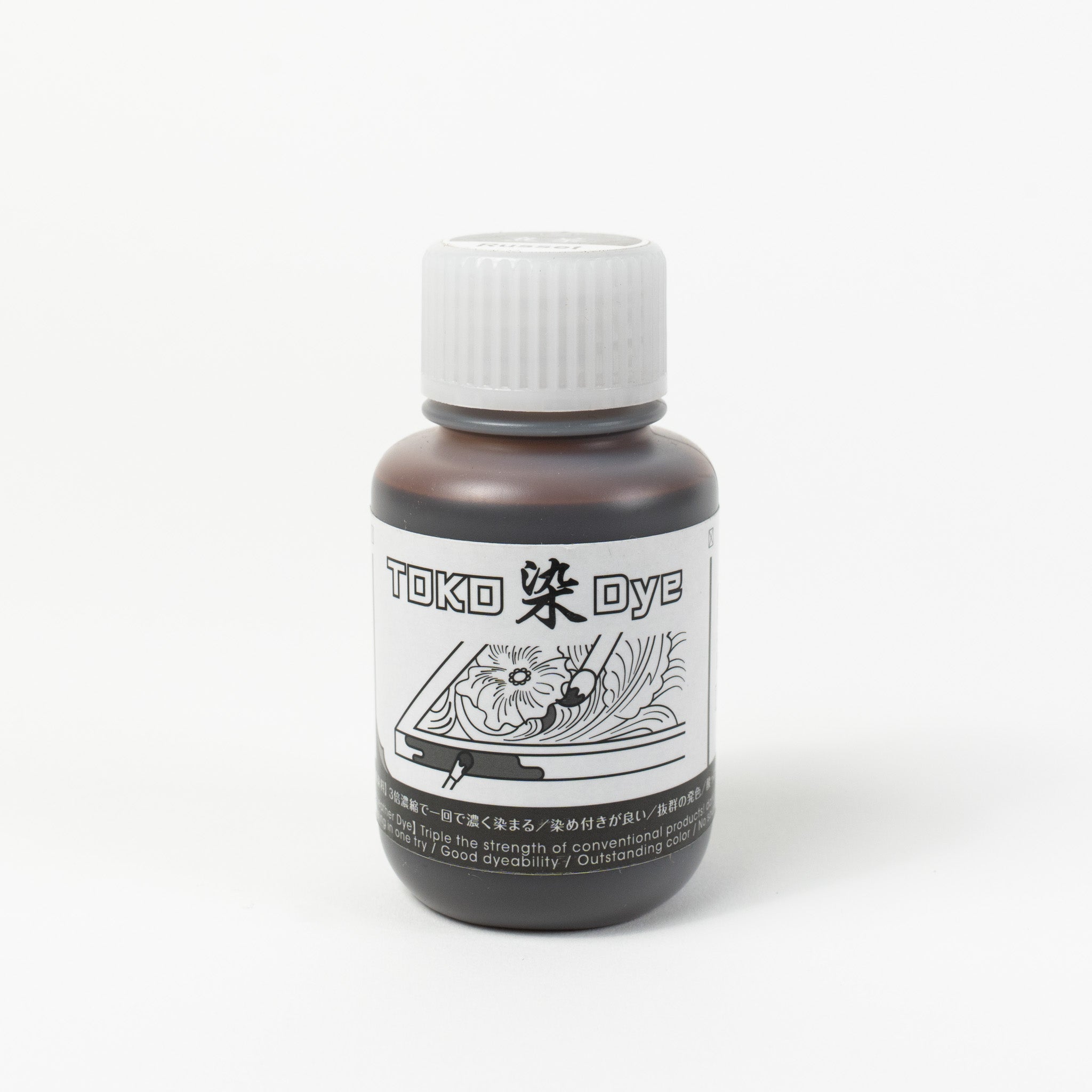 Water-based russet leather dye, 3.4 fl oz bottle