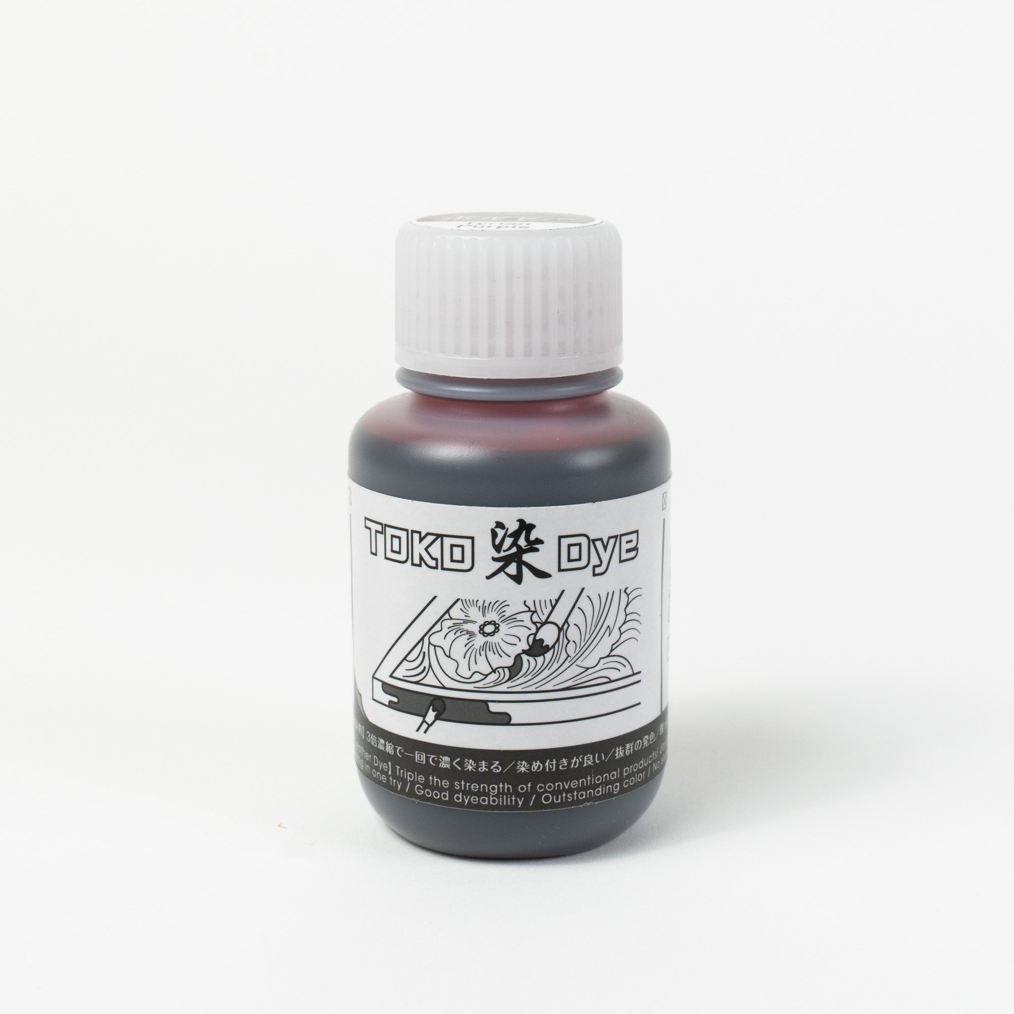 Water-based tyrian purple leather dye, 3.4 fl oz bottle